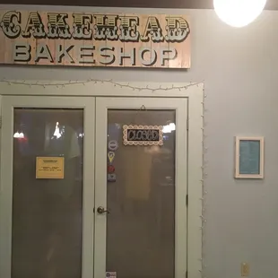 Bake shop in side the coffee shop