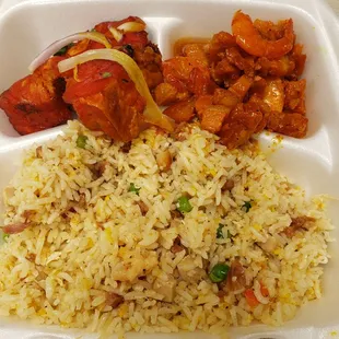 3 item combo. Fried rice is an item