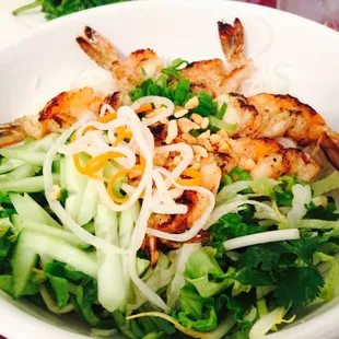 Grilled Shrimp Vermicelli Bowl