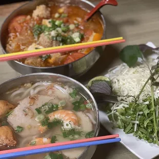 Bun rieu and 43. Banh Canh Sai Gon