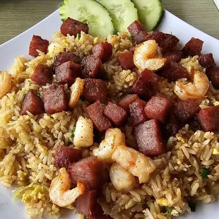 #36a Ham Fried Rice $19.25