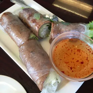BBQ Beef Spring Roll