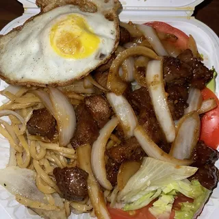 52. Garlic Noodle with Beef