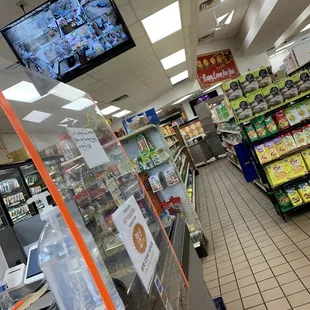 a view of a grocery store