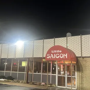 Humble signage and inside decor, Little Saigon is all about the food.