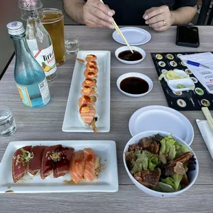 food, sushi and sashimi, sushi, sashimi