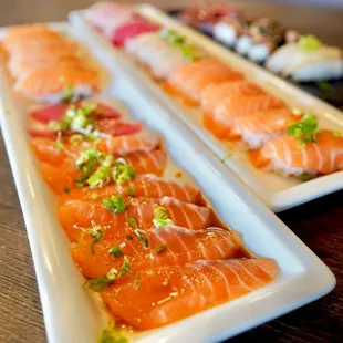 food, sashimi, sushi, sushi and sashimi