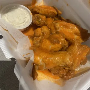 Buffalo wings!