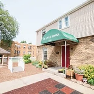 The Little School's front yard