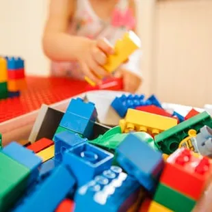 Lego building is a favorite activity