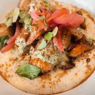 Chicken Shawarma Hummus Bowl