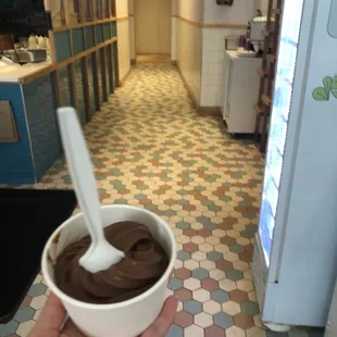 Chocolate soft serve