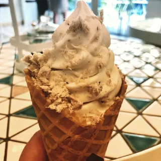 Vanilla Tahini Soft Serve
