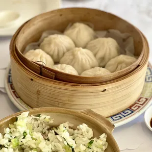 Xiao long bao &amp; clay pot fried rice