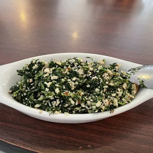 Bean curd with MaLan veggie(香干馬蘭頭）