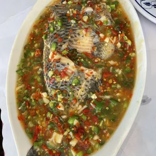 Whole Fish W/ Salty Chili