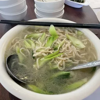 Stewed Chicken & Ham Noodle Soup