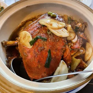 Live Blue Crab W/ Rice Cake