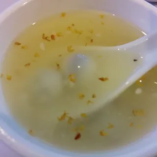 Mini Sesame Dumpling In Rice Wine Sauce