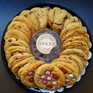 Cookie trays are perfect for corporate events and social gatherings.