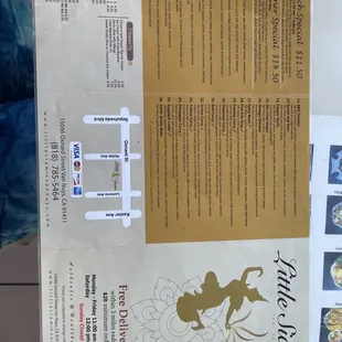 Current menu 12/30/2025