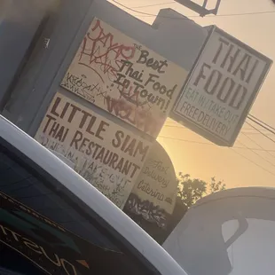 a view from a car window