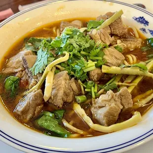 E12. Spare Ribs Noodle Soup