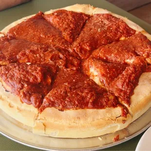 Chicago Stuffed Pizza with Four Toppings (14 Inch)