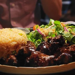 $33 - Shaky Shaky Beef  -watercress, baby tomatoes, burnt butter soy