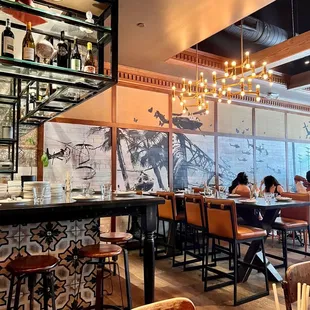 Inside of restaurant