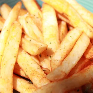 a bowl of french fries