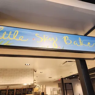 Little Sky Bakery - sign