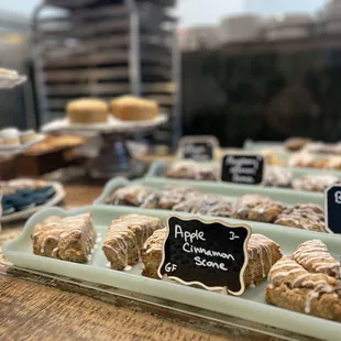 Bakery items vary each day, gluten free available