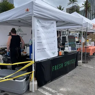 2/2022 tent at Aloha Farm Lovers Ward Farmer Market
