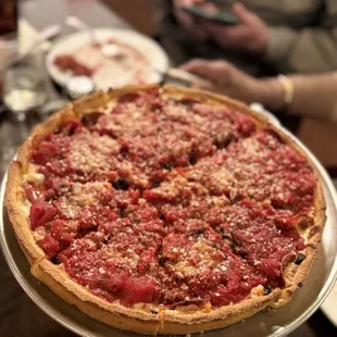 Build Your Own - Plain Cheese w/ Olives/Spicy Sausage/ Pepperoni Deep Dish