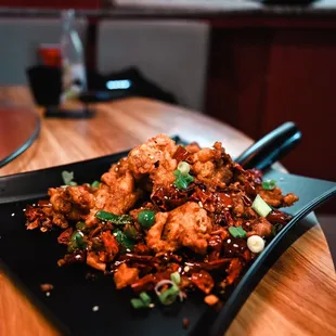 Braised Crispy Chicken W. Red Chili Oil