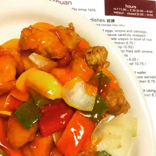 Sweet and Sour Chicken