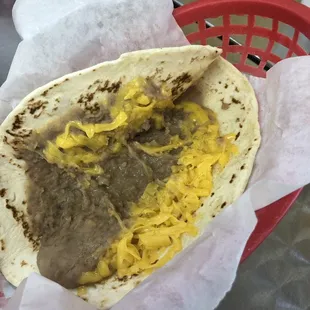 Egg and Cheese Taco