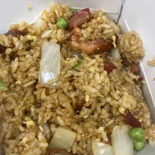 Pork fried rice