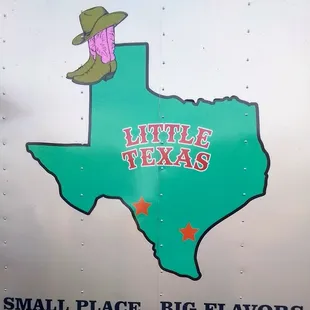 the location of a small place, big flavors