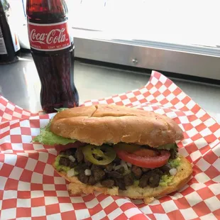 Carne Asada Torta (Drink not included)