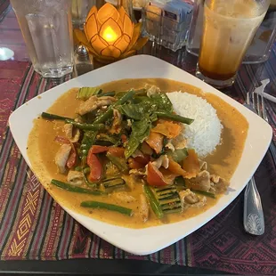 Panang Curry w/chicken!!!