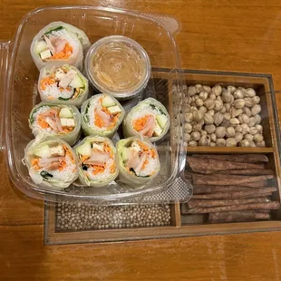 8 Piece Thai Basil Rolls