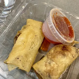 Chicken spring rolls