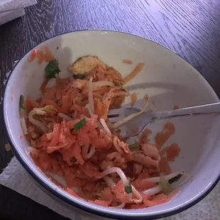 Pad Thai (leftovers at home)