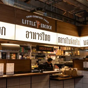 the interior of a restaurant