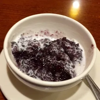 Black Sticky Rice Pudding