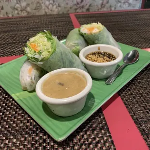 fresh tofu spring rolls