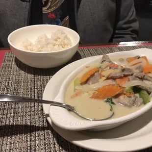 Green curry...yummy!