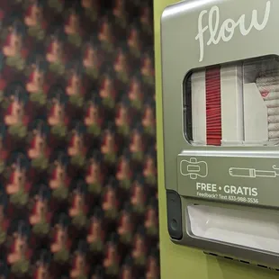 Free menstrual products!